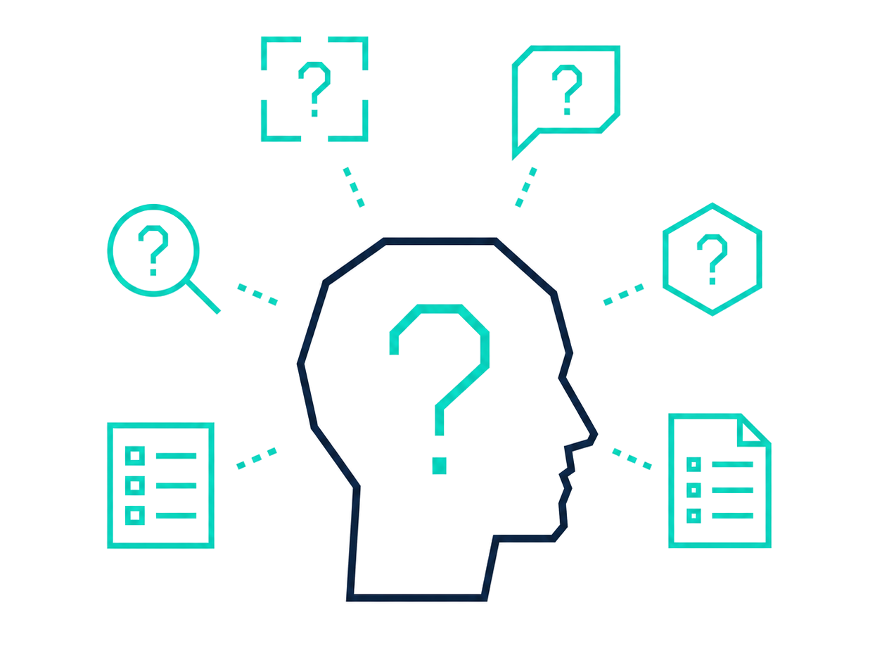 Illustration of a buyer weighing the key questions to ask a totem sign manufacturer before choosing a quote